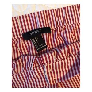 Striped off the shoulder